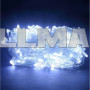 Гірлянда Xmas нитка 800 LED синя Прозорий провід 40 м